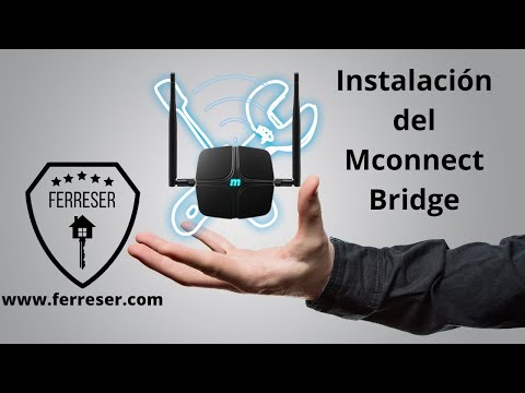 Instalación y programación del dispositivo WIFI para puertas automáticas MConnect Bridge.