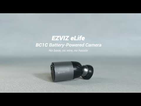 EZVIZ eLife (BC1C) Wire-Free Battery Camera | Standalone Camera. No base, no wire, no hassle