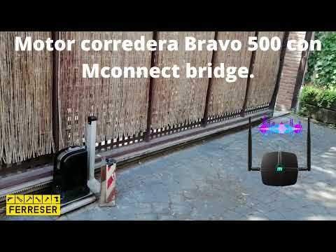 Motor corredera Bravo 500 con Mconnect bridge