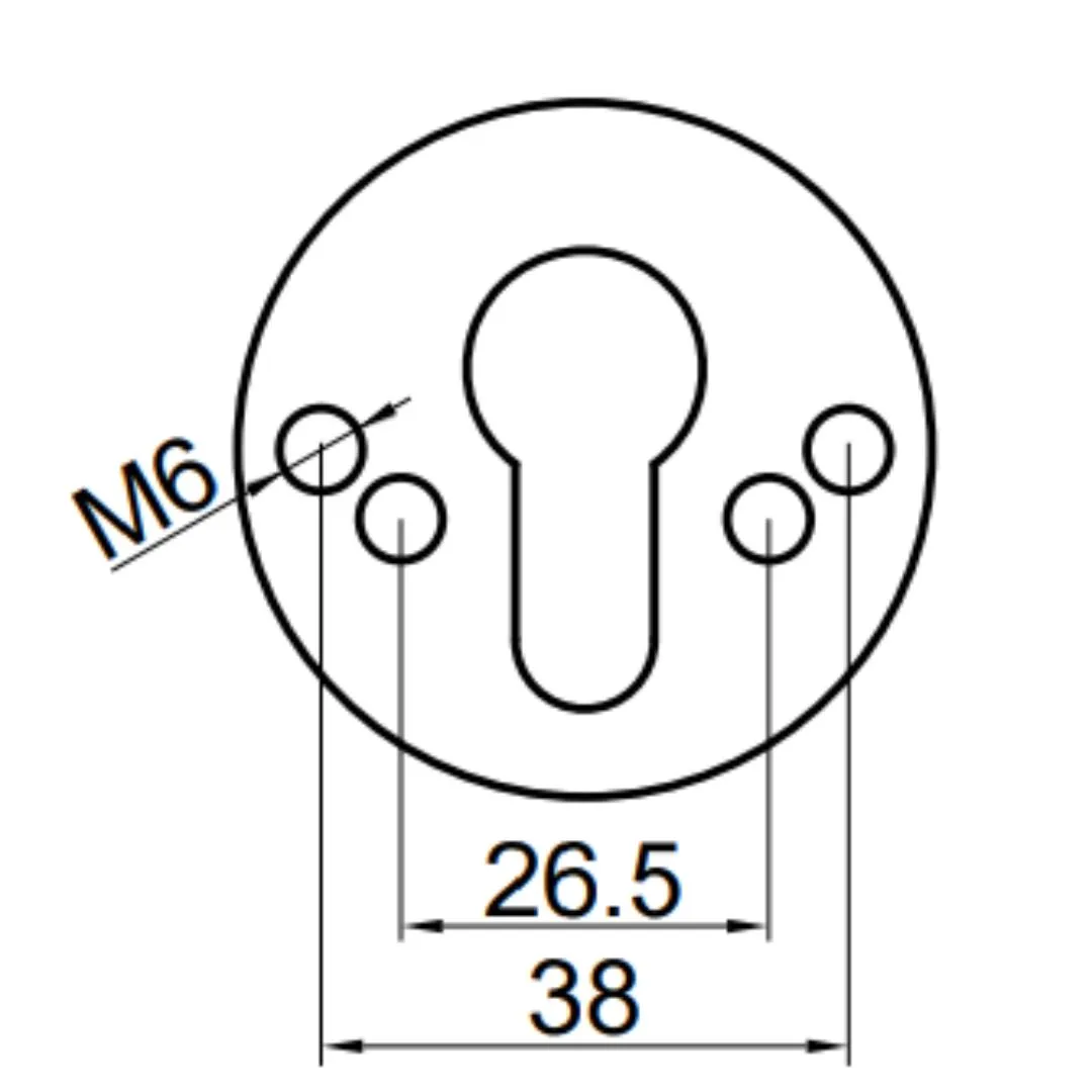 Escudo magnético MRM29E medidas traseras