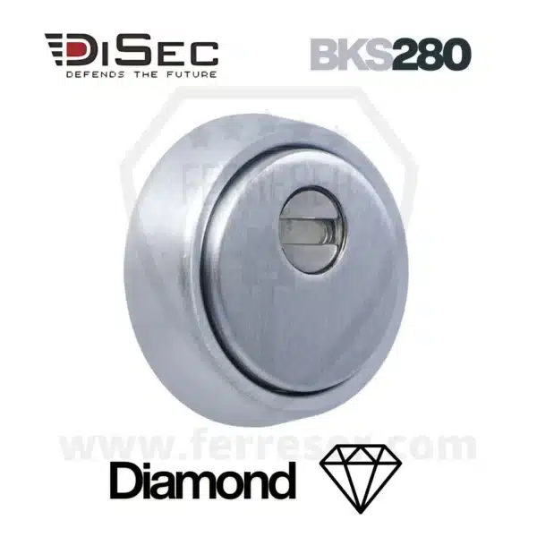 Escudo DISEC DIAMOND anti radial. Níquel