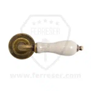 Juego manilla roseta porcelana 787 LE