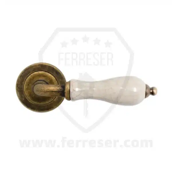 Juego manilla roseta porcelana 787 LE