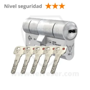 Cilindro M&C color cromado